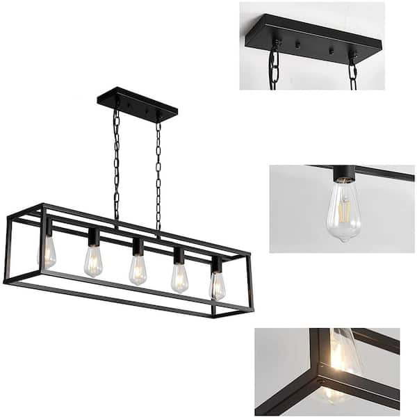 Black modern on sale light fixtures