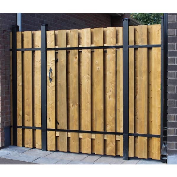 Aluminum Post Caps 4x4 Dunzy 12-Pack 3x3 Inch Black Aluminum Fence Post ...