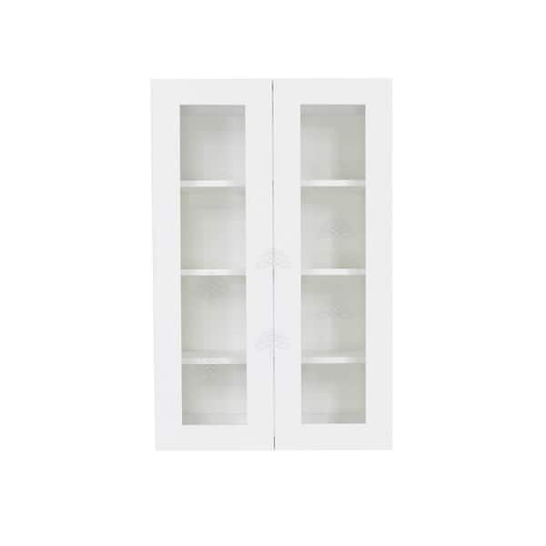 12 upper cabinets store with glass doors