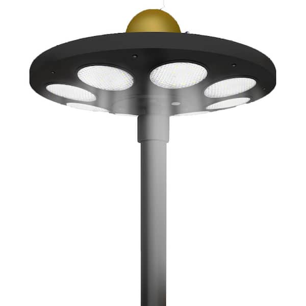 Unbranded Solar Powered Flag Pole LED Light for 15-25 ft. From Dusk to Dawn, Waterproof for Outdoor