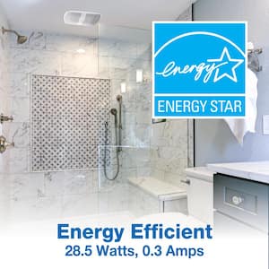 ENERGY STAR Certified Quiet 110 CFM Ceiling Bathroom Exhaust Fan
