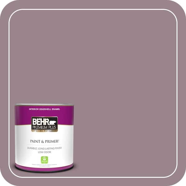 BEHR PREMIUM PLUS 1 qt. Home Decorators Collection #HDC-CL-05 Orchard Plum Eggshell Enamel Low Odor Interior Paint & Primer