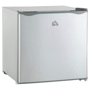 HOMCOM 46L capacity small electric fridge Mini fridge with adjustable grid  freezer compartment and Reversible door