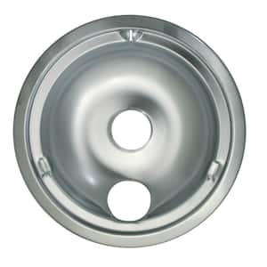 8 in. Large Drip Bowl in Chrome (1-Pack)