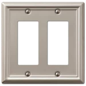 Metallic 2-Gang Decorator/Rocker Wall Plate (1-Pack)