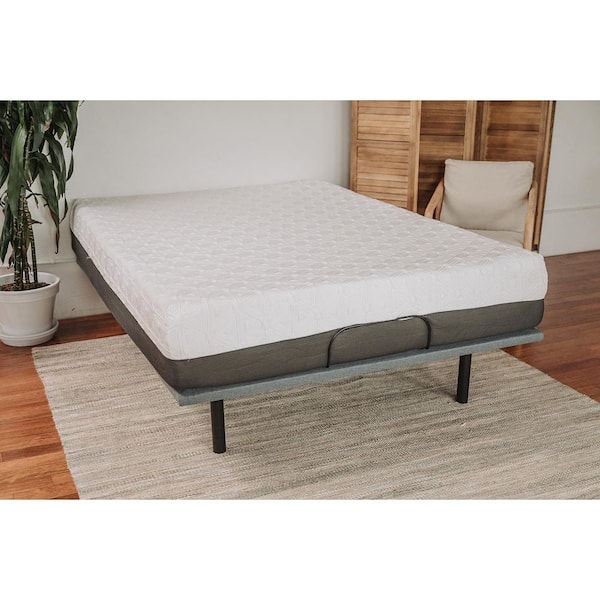 OMNE SLEEP 8 in. Firm Gel Memory Foam Smooth Top King Mattress