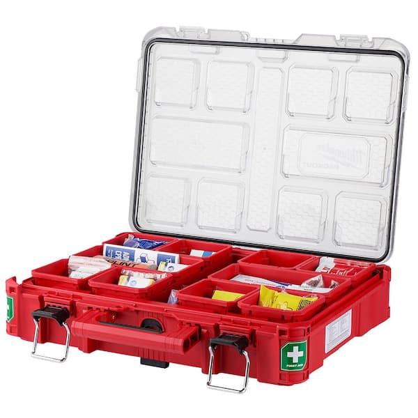 https://images.thdstatic.com/productImages/8d8556e5-3349-4c1e-9bc9-7c008cd4bfa3/svn/red-milwaukee-first-aid-kits-48-73-8430c-48-22-8392r-1d_600.jpg