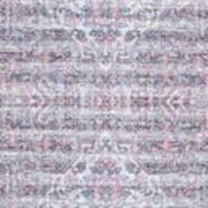 Mangata Mireille Beige and Pink 2 ft. 7 in. x 13 ft. Runner Machine Washable Area Rug