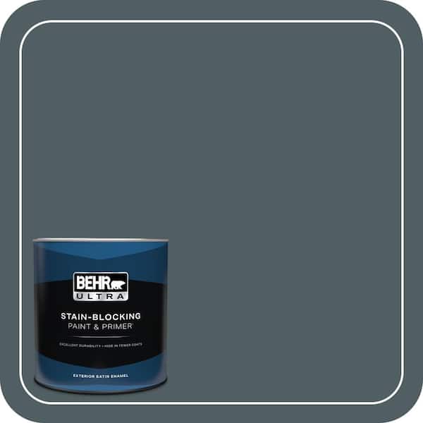 BEHR ULTRA 1 qt. #740F-6 Marine Magic Satin Enamel Exterior Paint & Primer
