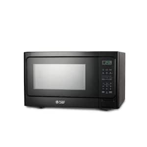 20.4 in. Width 1.3 cu. ft. Black 1000-Watt Countertop Microwave Oven