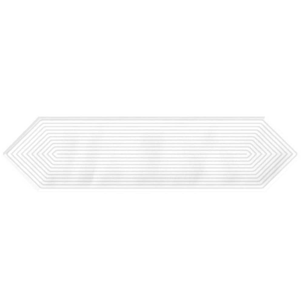 "Ceramic Decor Picket Hexagon Subway 3""x 12""x 10mm Wall Tile Sample - White (1 Tile PC/Each)" price history on PriceWatchPro