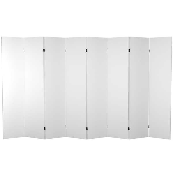6 ft. White Do It Yourself Canvas 8-Panel Room Divider