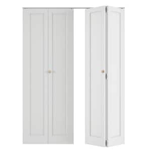 SOCBAZZAR 60 in. x 78.4 in. 3-Panel Hollow Core White Primed