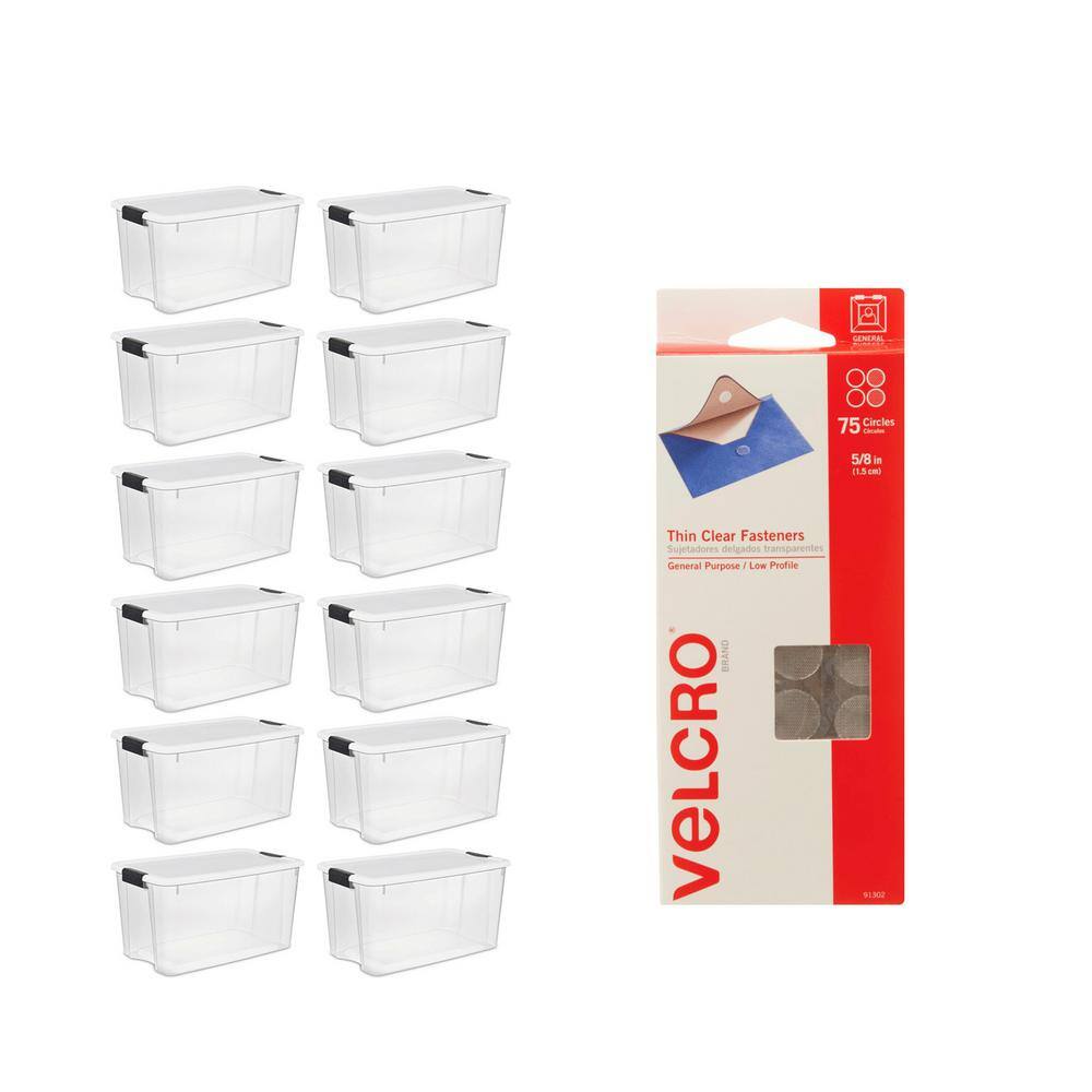 6 Pack /& 64 Qt 4 Pack Container Sterilite 70 Quart Ultra Latch Storage Box