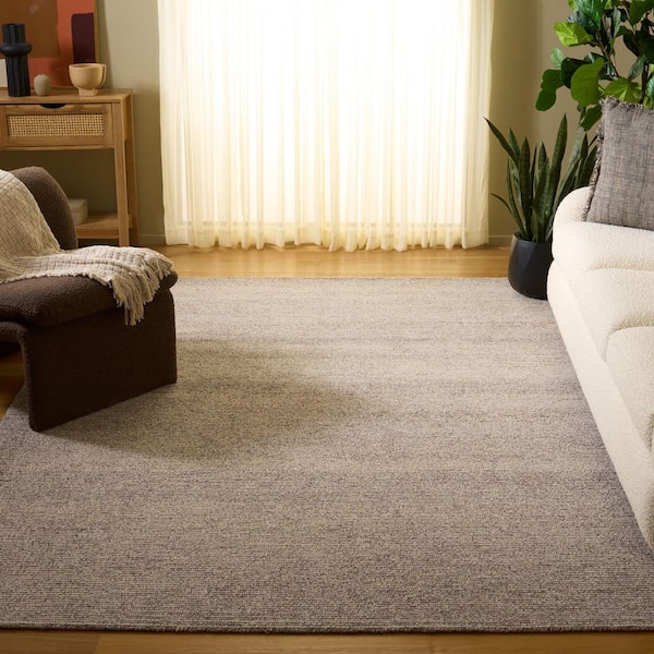 Himalaya 10 ft. x 14 ft. Brown Horizontal Gradient Area Rug