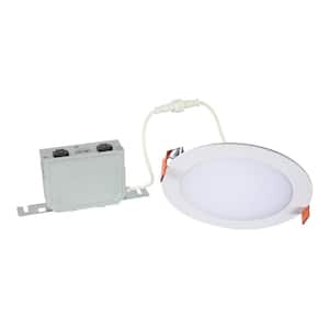 6 in. Selectable CCT for Use in New Construction, Remodel and Retrofit Installation, Integrated LED Downlight