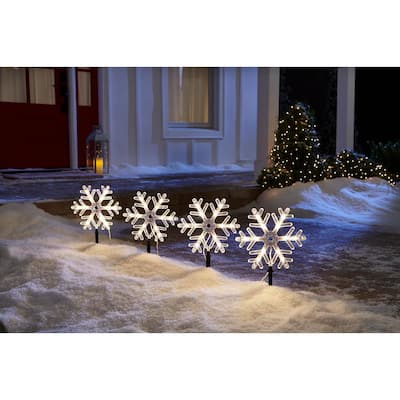 Christmas Pathway Lights - Christmas Lights - The Home Depot