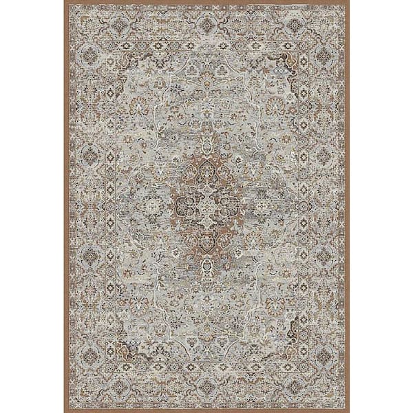Dynamic Rugs Ancient Garden Beige/Multi 2 ft. 2 in. X 7 ft. 7 in. Oriental Indoor Area Rug