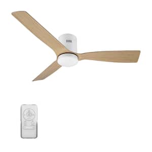 Striver 52 in. Integrated LED Indoor/Outdoor White Smart Ceiling Fan with Light and Remote, Works with Alexa/Google Home