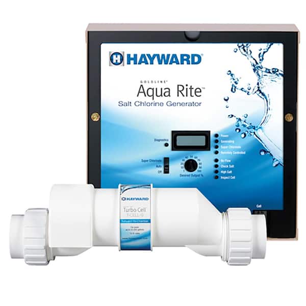 HAYWARD AquaRite Salt Chlorinator with TurboCell for 15K Gallon In Ground Pools