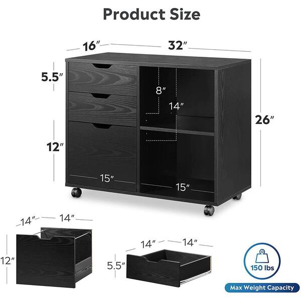 2 Drawer File Cabinet with 23.6'' Extended Tabletop, Mobile Filing Cabinet,  Rolling Vertical File Cabinet with Storage Bag, Printer Shelf, Fits A4  Size, Home Office