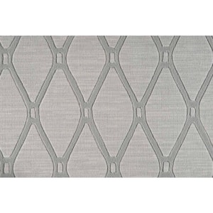 Sublime Defense - Reflection - Gray 13.2 ft. 35.39 oz. Polyester Pattern Installed Carpet