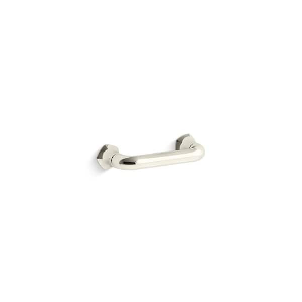 KOHLER Occasion 3 in. (76 mm) Center-to-Center Cabinet Pull in Vibrant Polished Nickel