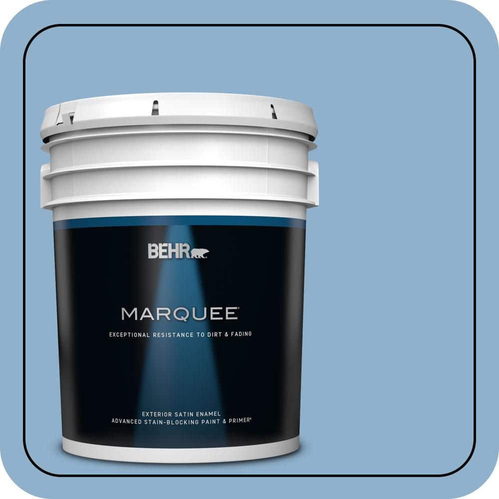 5 gal. #M510-3 Sailors Knot Satin Enamel Exterior Paint & Primer product image for price tracking