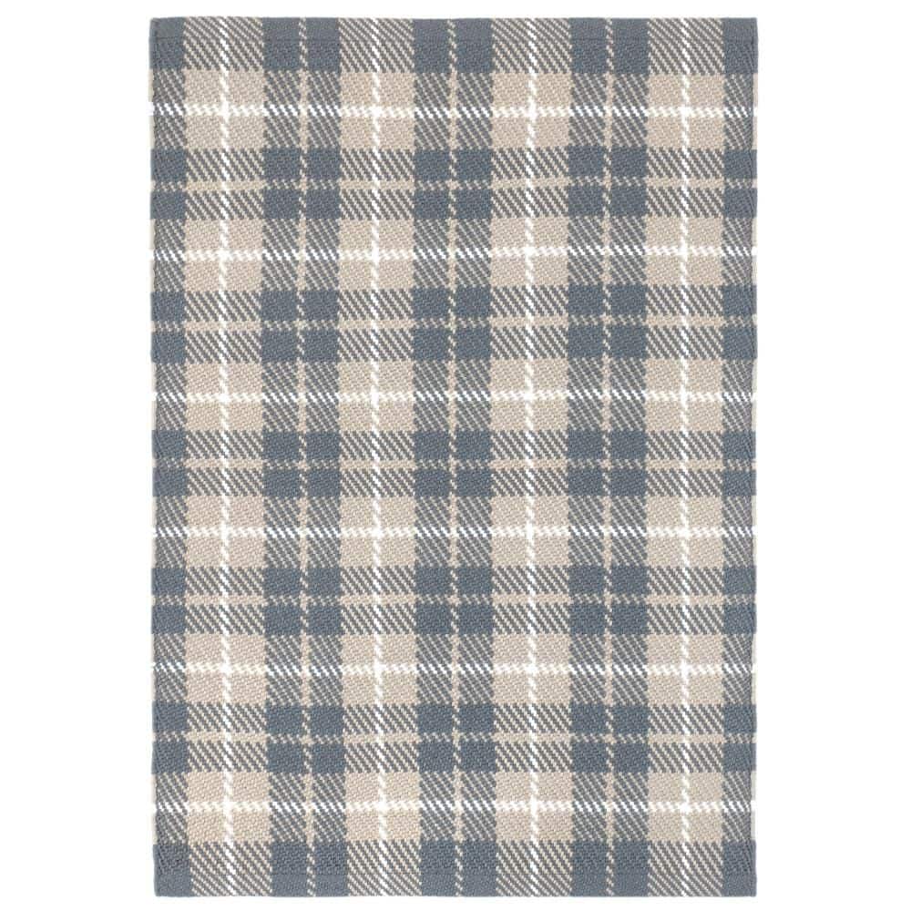 Lakeville Plaid Handwoven Charcoal 3 ft. x 8 ft. Outdoor Runner Rug price history on PriceWatchPro