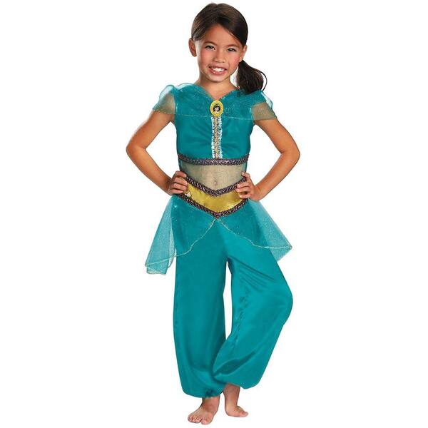 Disguise Medium Girls Disney Jasmine Sparkle Classic Costume