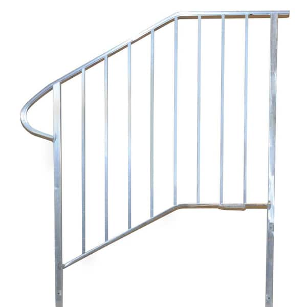 Unbranded 41 in. x 2 in. x 61 in. Aluminum Fence Railing
