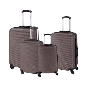 Royal lightweight hardside spinner 4 piece Set 20", 24'', 28", 32" Brown