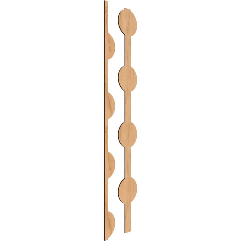 Bridgeport 47" Maple Wood Decorative Slat Wall Panel Kit