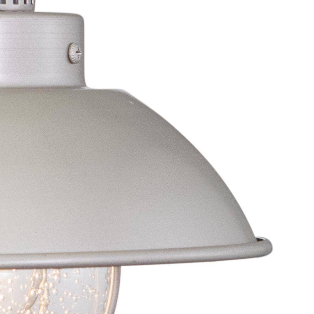 Harwich Brushed Nickel 8-Inch Nautical Outdoor Wall Sconce