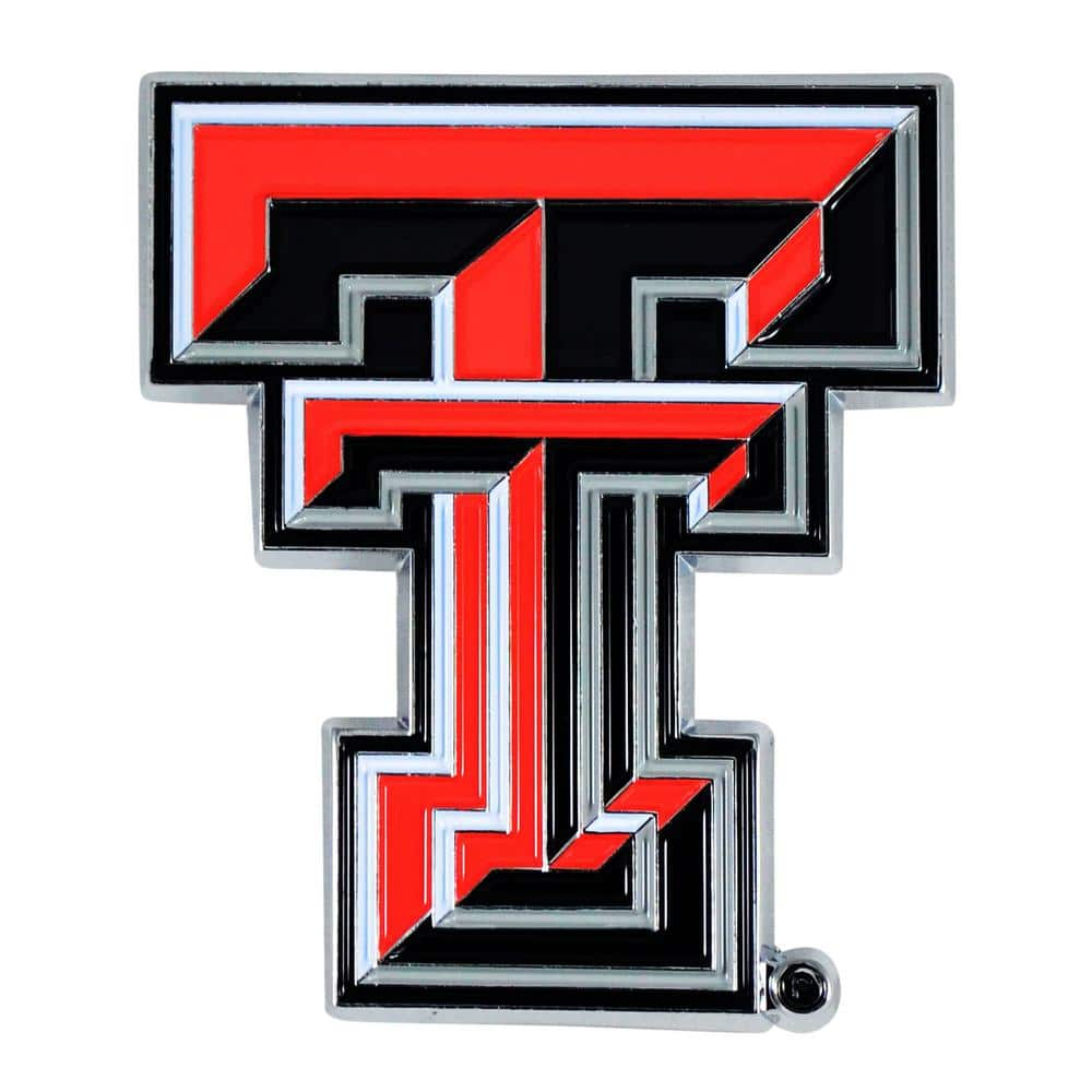 FANMATS 2.7 in. x 3.2 in. NCAA Texas Tech University Color Emblem 22256 ...