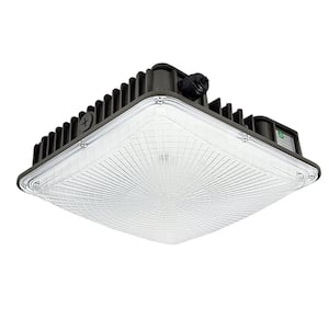 300-Watt Equivalent Integrated LED Outdoor Security Light, Canopy Light and Area Light 5500k White