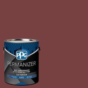 1 gal. PPG1055-7 Bordeaux Semi-Gloss Exterior Paint