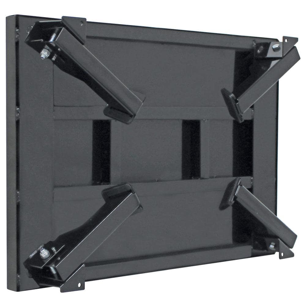 Extra-Large Black Steel Slip Resistant Platform Step