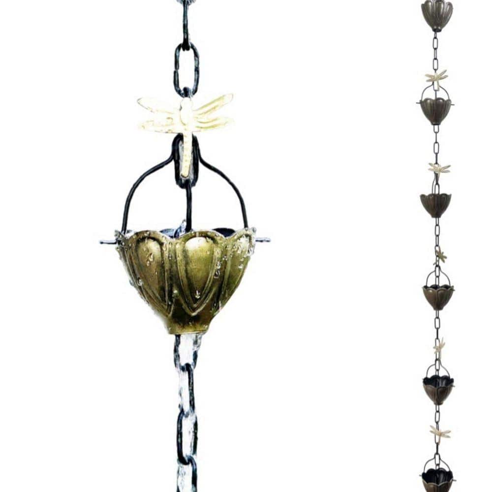 Dragonfly Hanging Metal Corporation Alpine キャプテン・フューチャー高さ約40cm HLPRO Rooney Raining Chain Catcher Rain その他