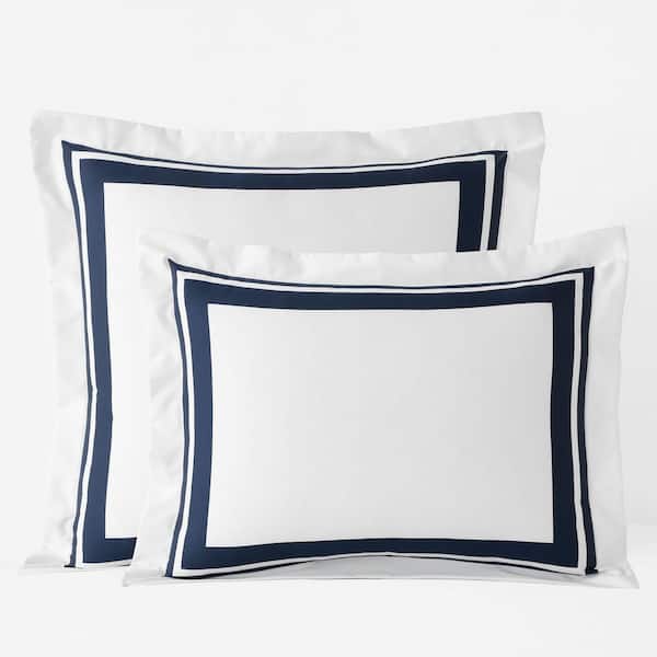 Legends Hotel Double Border Wrinkle-Free Supima Cotton Sham