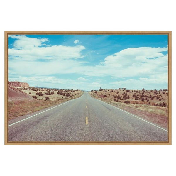 Amanti Art Quintero New Mexico III by Sonja Quintero 1 Piece Floater Frame Canvas Giclee Nature Art Print 23 in. x 33 in.