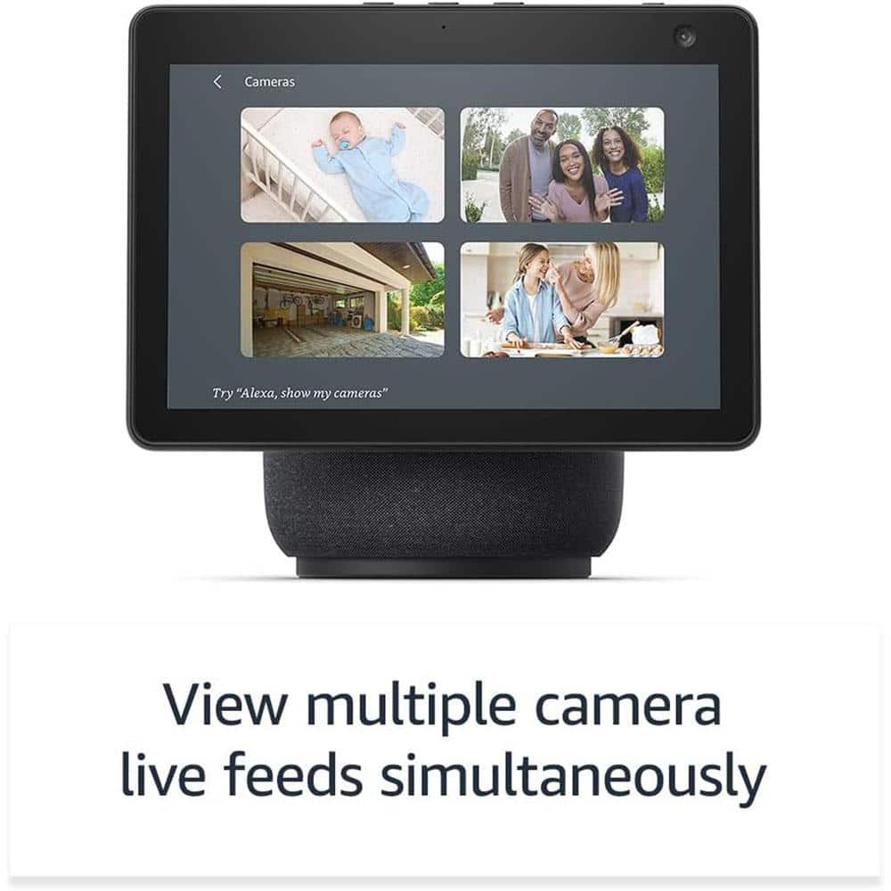 Charcoal 10.1" Smart Display with Alexa and Camera