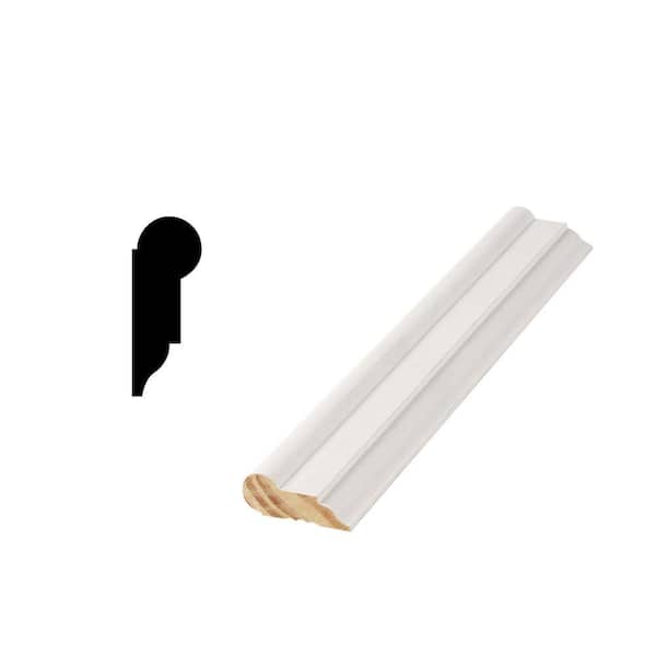 Woodgrain Millwork WM 273 - 11/16 in. x 1-3/4 in. Primed Finger-Jointed Picture Moulding
