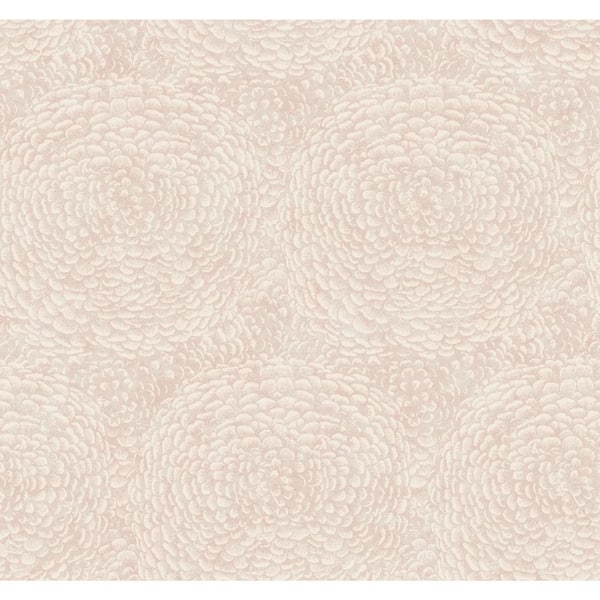 York Wallcoverings 60.75 sq.ft. Pink Floret Wallpaper