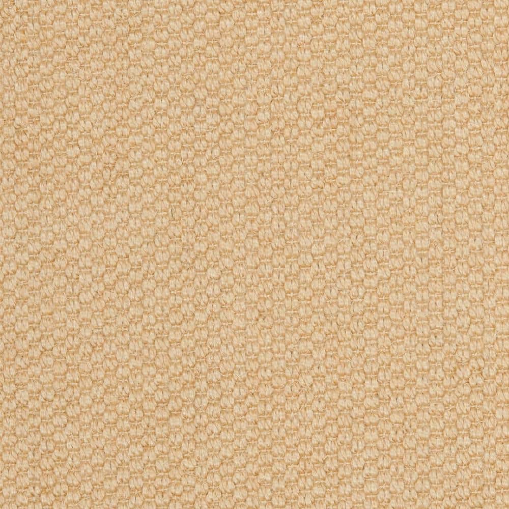 Maize Square Handmade Tufted Non-Slip Jute Area Rug, 4' x 6'