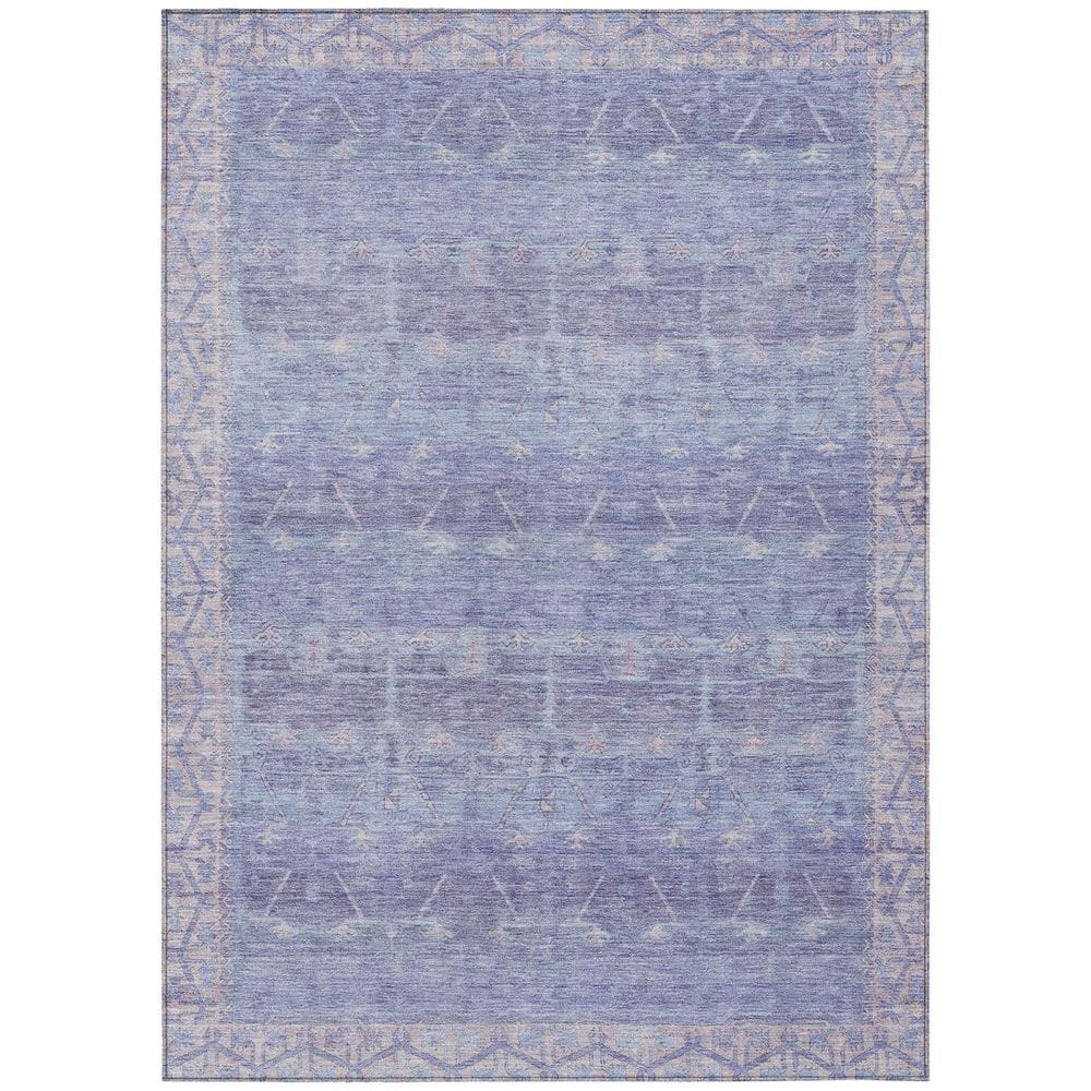 Chantille Machine Washable Indoor/Outdoor Abstract ACN2725 Lavender 9 ft. x 12 ft. Area Rug price history on PriceWatchPro