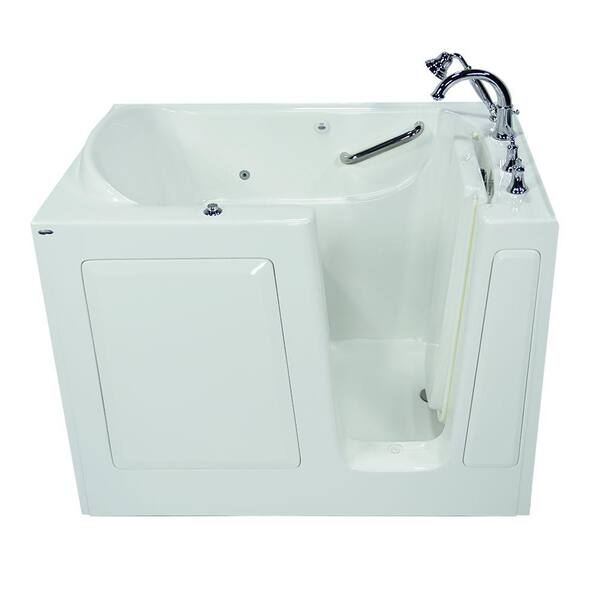 American Standard Exclusive Series 51 in. x 31 in. Right Hand Walk-In Whirlpool Tub with Quick Drain in White