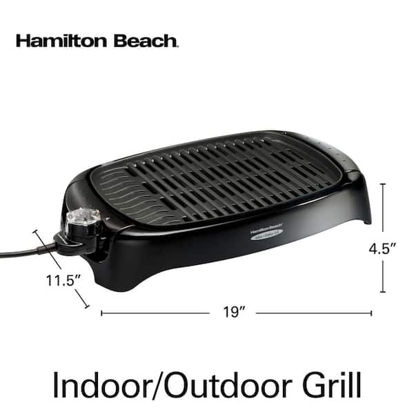 Hamilton Beach Health Smart Indoor Outdoor Grill