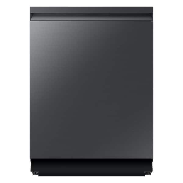 38 dBA Bespoke 24" Tall Tub Smart Dishwasher with 3rd Rack Washing System in Matte Black Steel