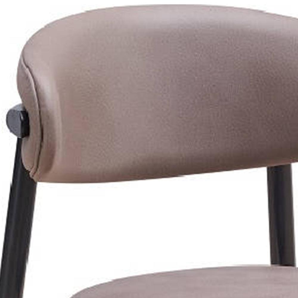 Anae 23" Gray Microfiber Upholstered Side Chair Set